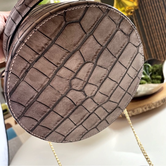 Pratesi Secchiello Lady bag K335 in genuine Italian leather Crocodile Embossed - Picture 6 of 10